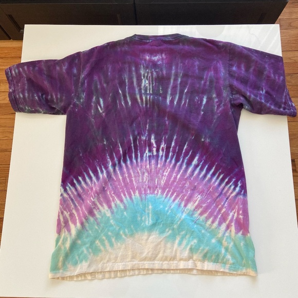 Vintage 1997 Changes Superman T-Shirt Mens XL Tie Dye DC Comics AOP 90s USA Tee - Picture 6 of 10